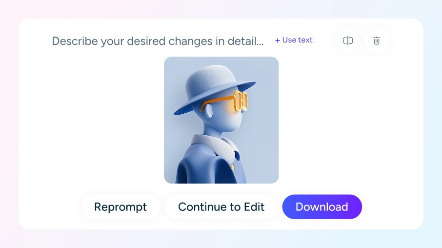 download image in Flux Kontext AI