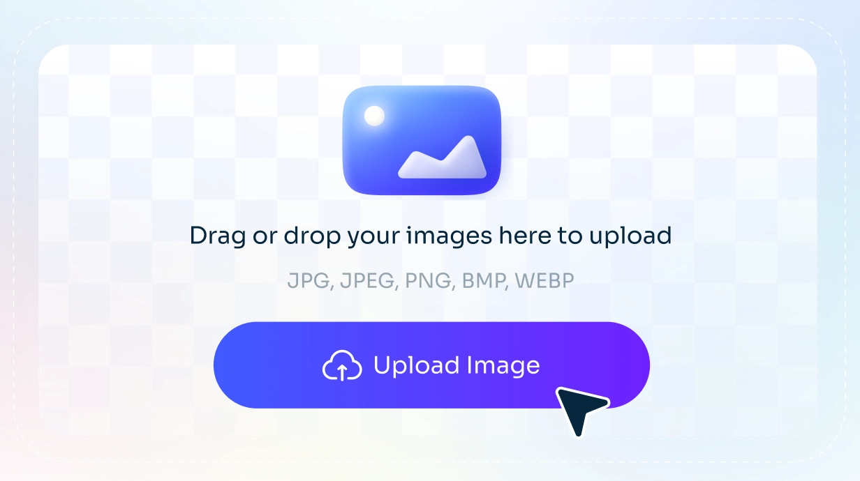 interface de téléchargement d'image vers le suppresseur d'objets AI Ease