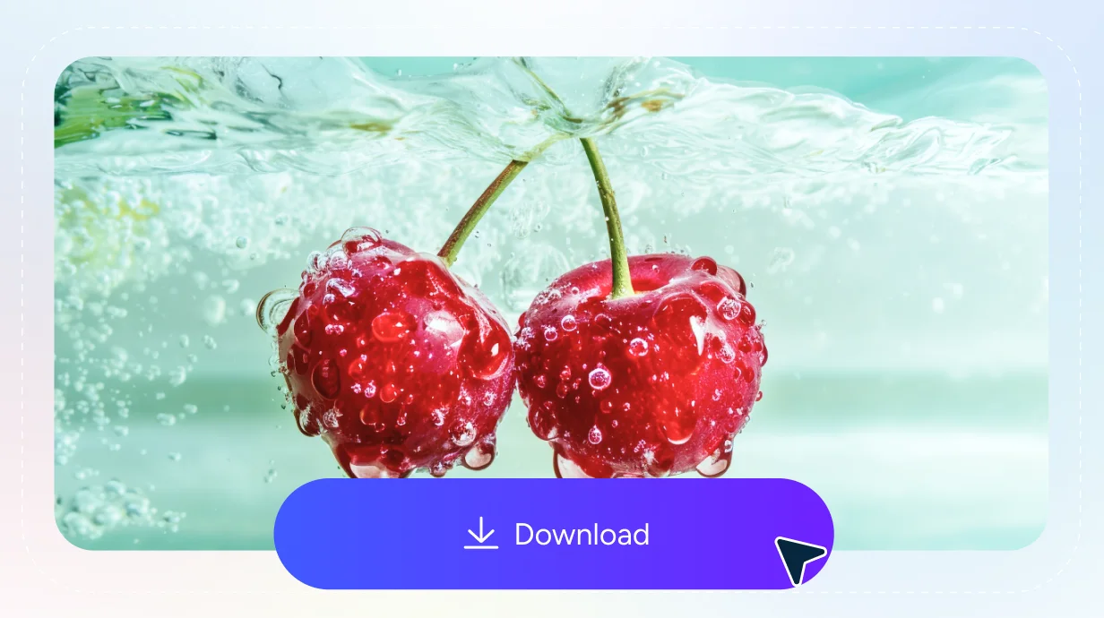 télécharger l'image des deux cerises dans l'eau